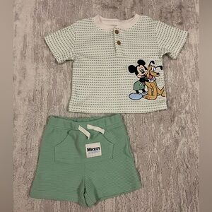 3-6 Mickey Mouse and Pluto Baby Outfit